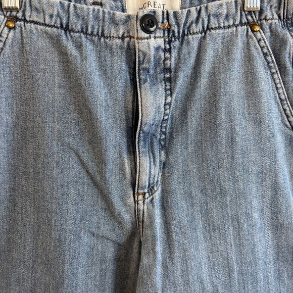 The Great Shadow Stripe Buckle-Back Jeans - Picture 3 of 5